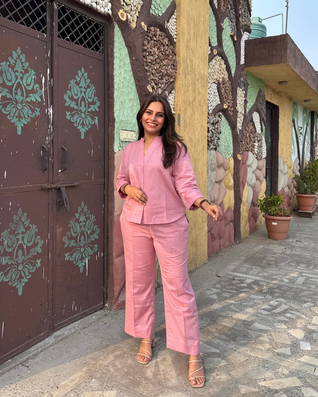 Luxe Solids Cotton Cord Set (Pink)