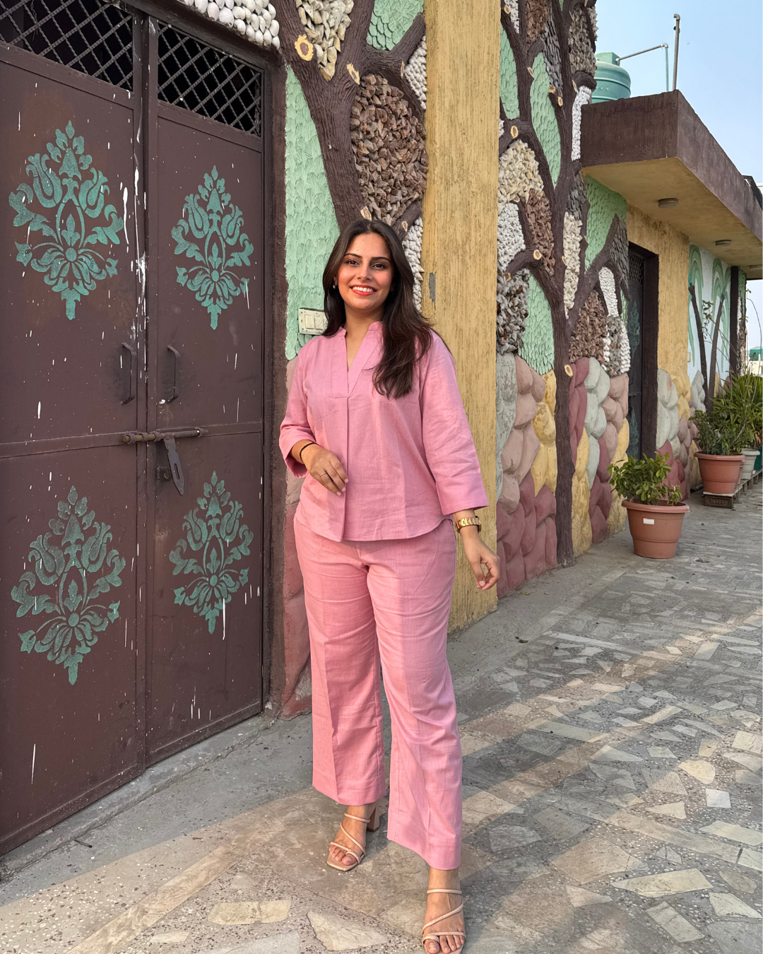 Luxe Solids Cotton Cord Set (Pink)