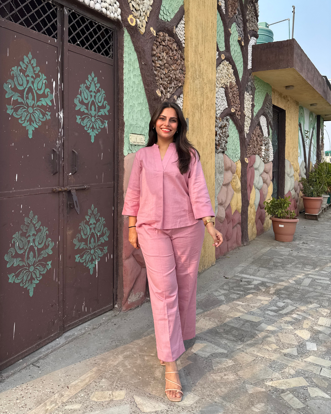Luxe Solids Cotton Cord Set (Pink)
