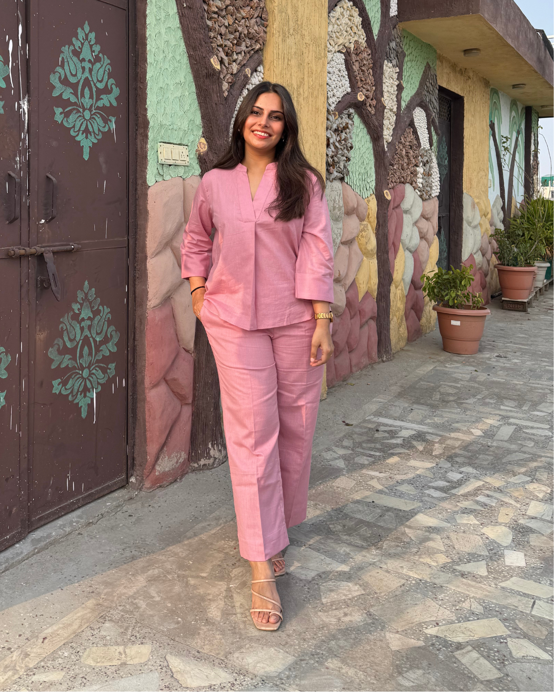 Luxe Solids Cotton Cord Set (Pink)