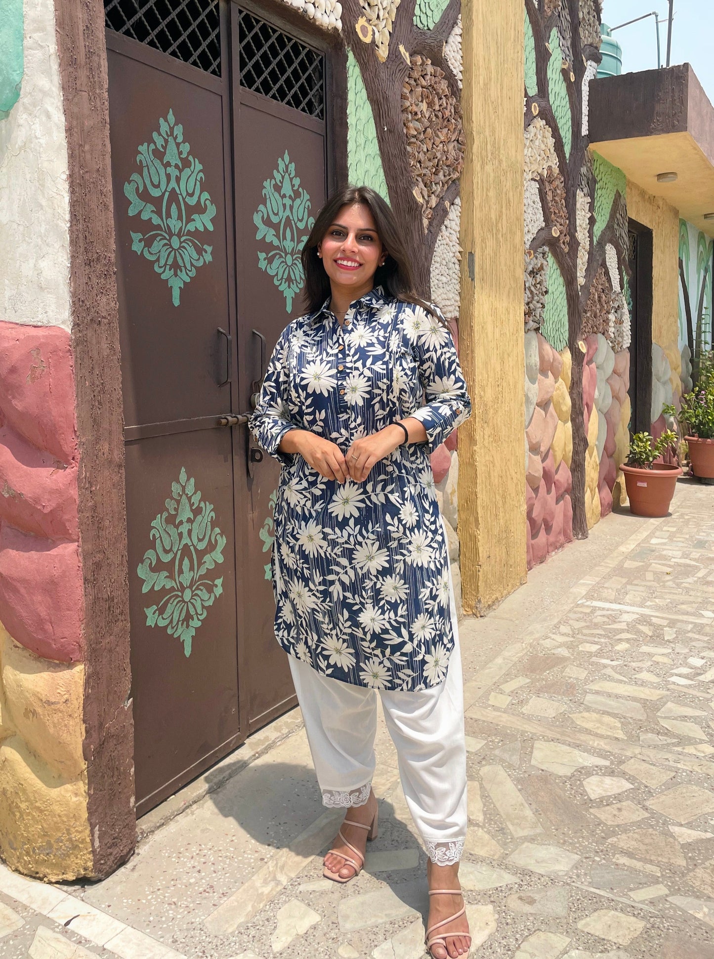 Amira linen kurta set