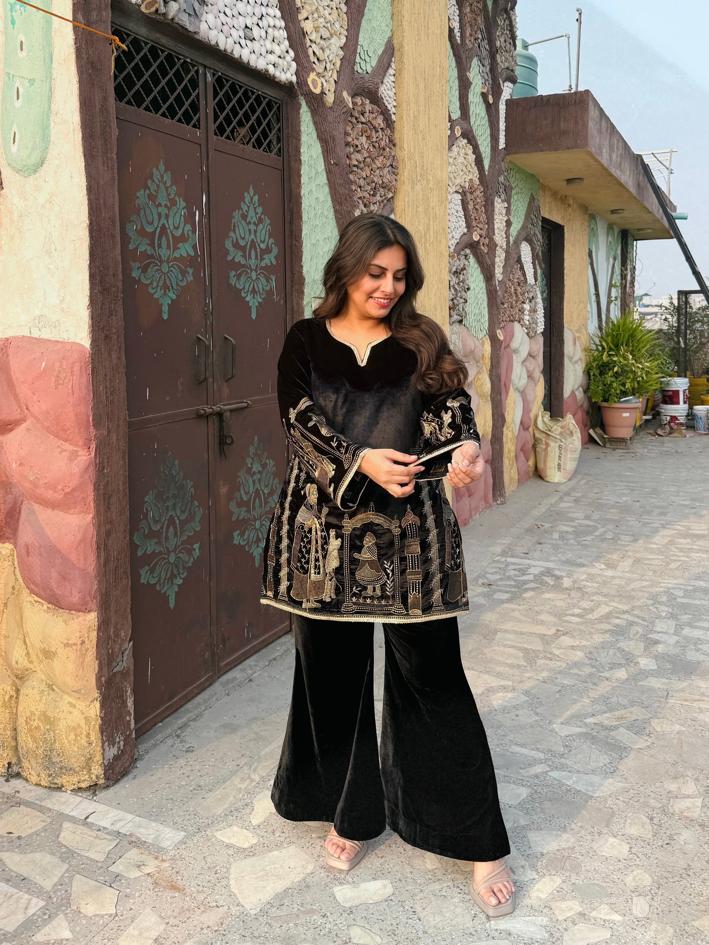 Sehar Velvet set