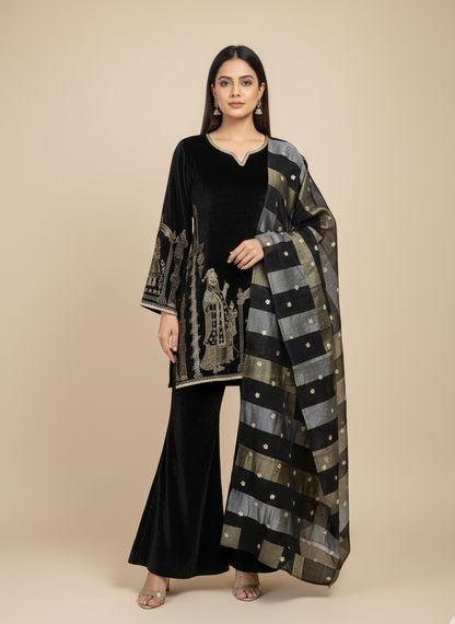 Sehar Velvet set