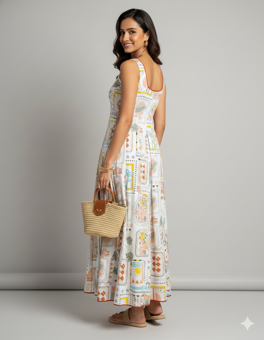 Pearl maxi dress