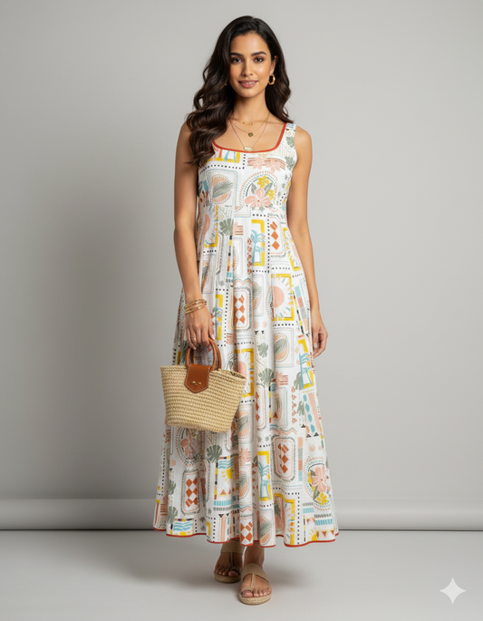 Pearl maxi dress